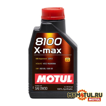 MOTUL 8100 X-max 0W30 от mymotul.ru