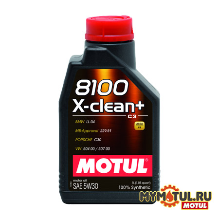 MOTUL 8100 X-clean+ 5W30 1л