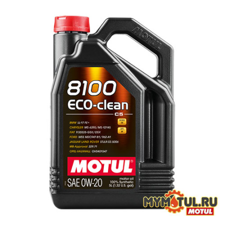 MOTUL 8100 Eco-clean 0W20 5л