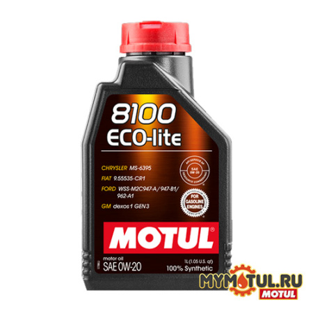 MOTUL 8100 Eco-lite 0W20 1л