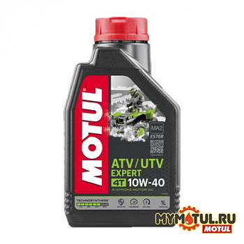 MOTUL ATV-UTV EXPERT 4T 10W40 от mymotul.ru