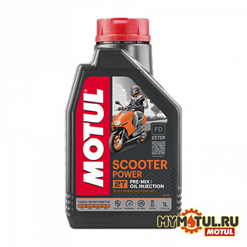 MOTUL Scooter Power 2T от mymotul.ru