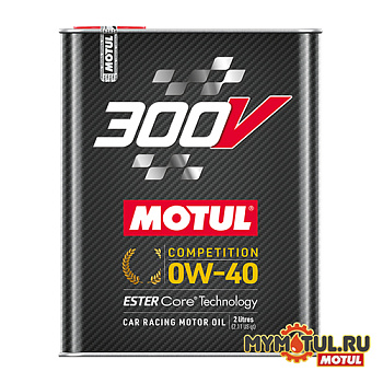 MOTUL 300V Competition 0W40 от mymotul.ru