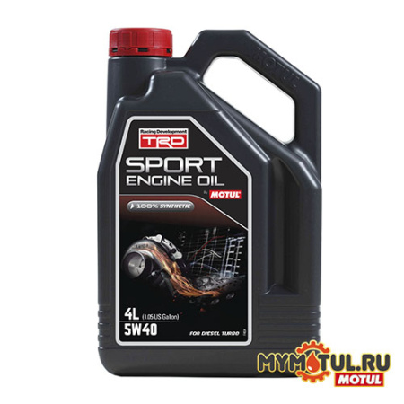 MOTUL TRD Sport Engine Oil 5w40 Diesel 4л