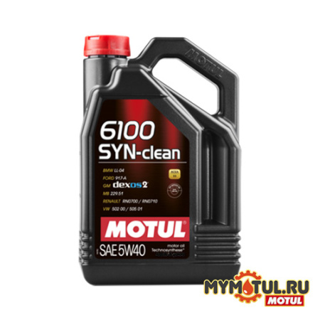 MOTUL 6100 SYN-clean 5W40 5л