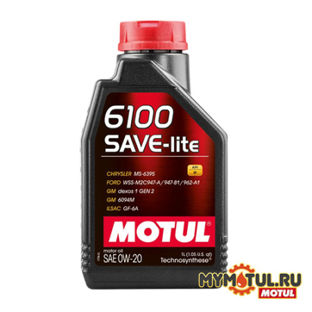 MOTUL 6100 Save-Lite 0W20 1л